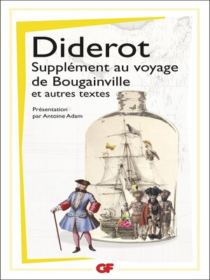 cover image of Supplément au voyage de Bougainville et autres textes